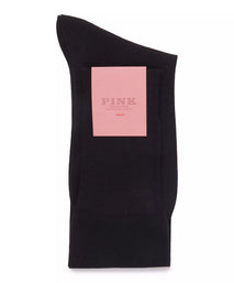 Black Long Fine Merino Wool Socks