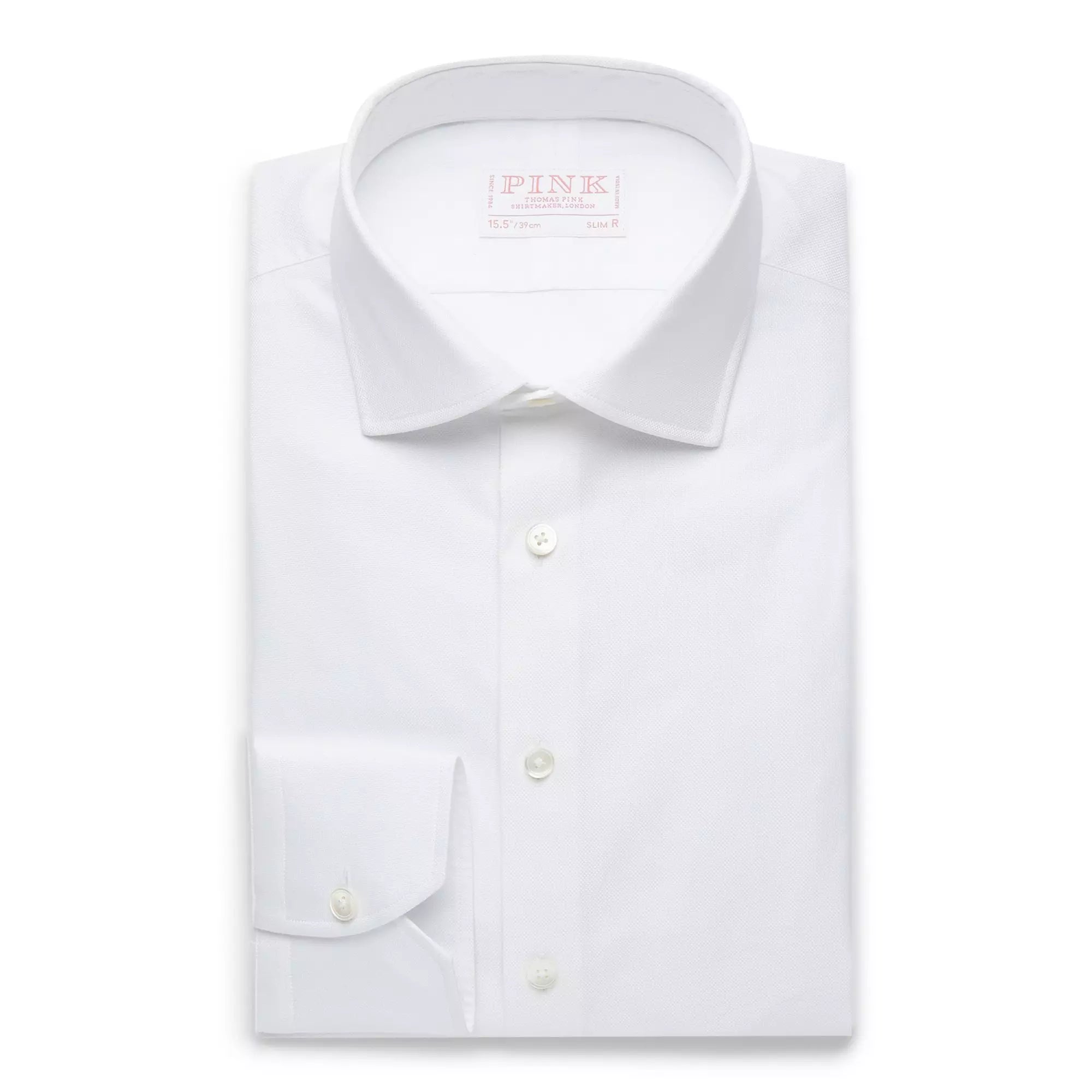 White Slim Fit Royal Oxford Formal Shirt